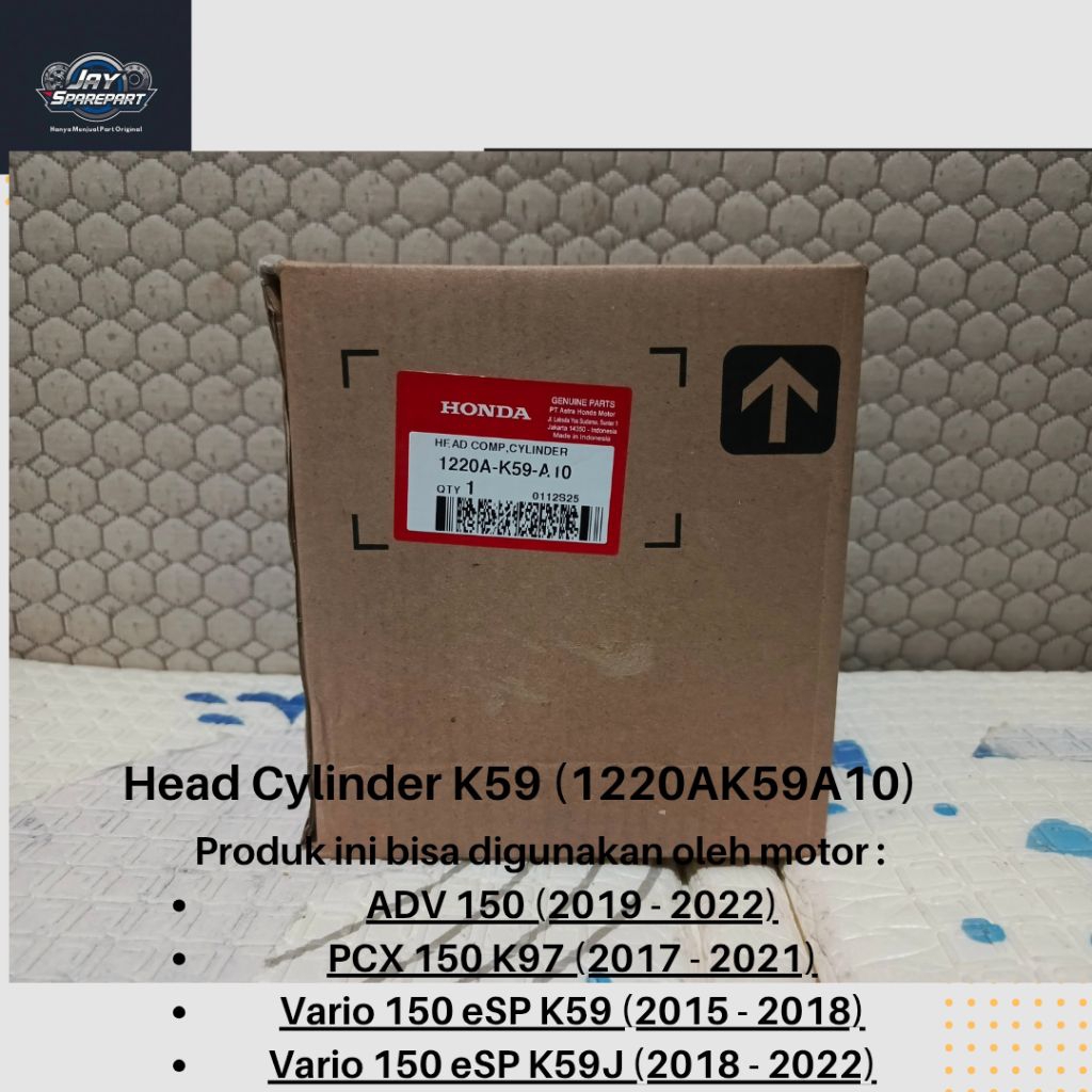 Head K59, Blok Head K59, 1220AK59A10, Head Comp Cylinder K59