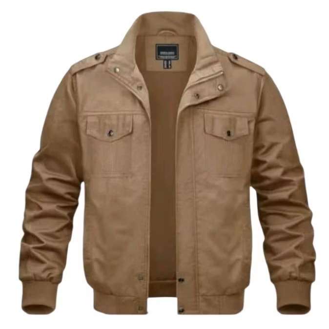 Jaket Kanvas Komando Pria Model Komando Bahan Kanvas Jaket motor Pria