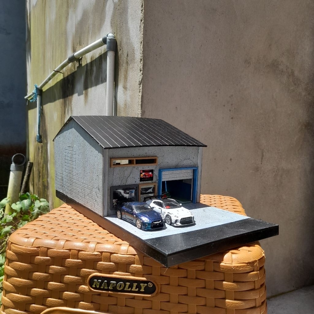 Diorama Bengkel Untuk Skala 1/64