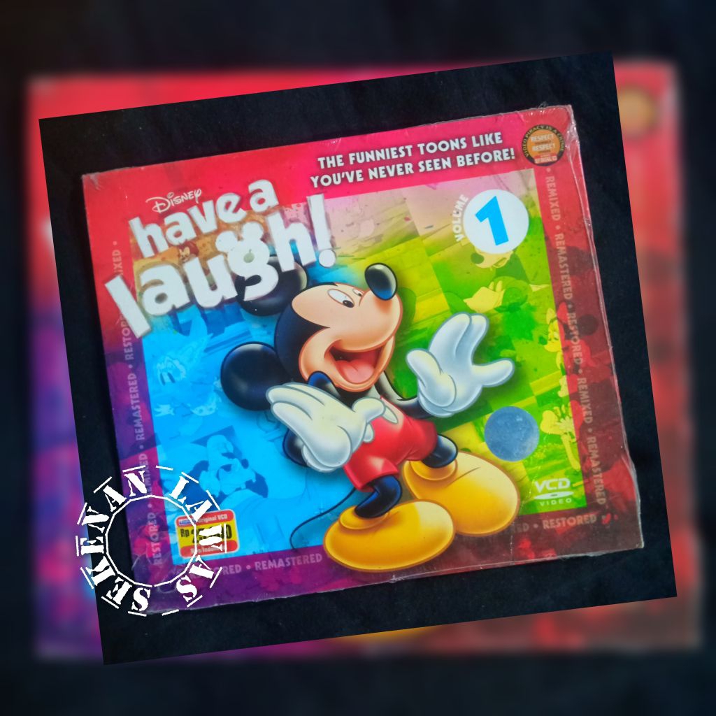 VCD Have A Laugh Mickey Mouse dkk / Original / Teks Indonesia (SEGEL)