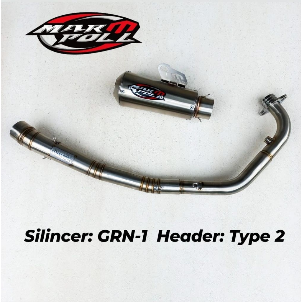 Knalpot Racing Sonic 150r Supra GTR PNP Original Marpoll