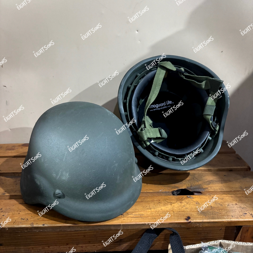 J-FORCES Helm PASGT Baja Tempur Bahan Kevlar Anti Peluru Level 3A IIIA Jatah TNI