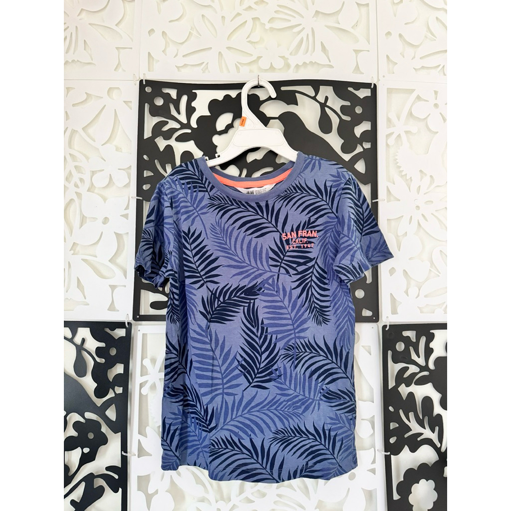 kaos anak HNM size 6-8th