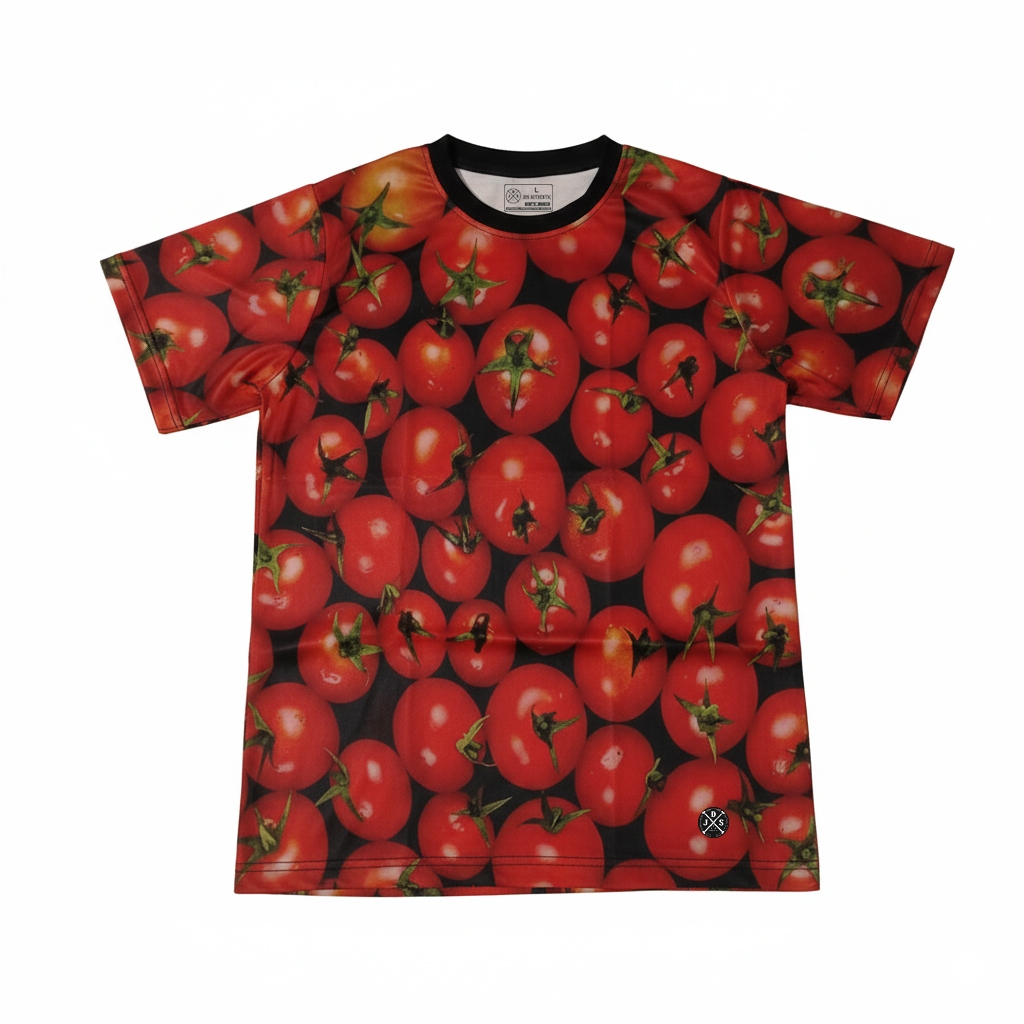 JDS - Kaos Jersey Full Print Tomat Sayur Buah 3D