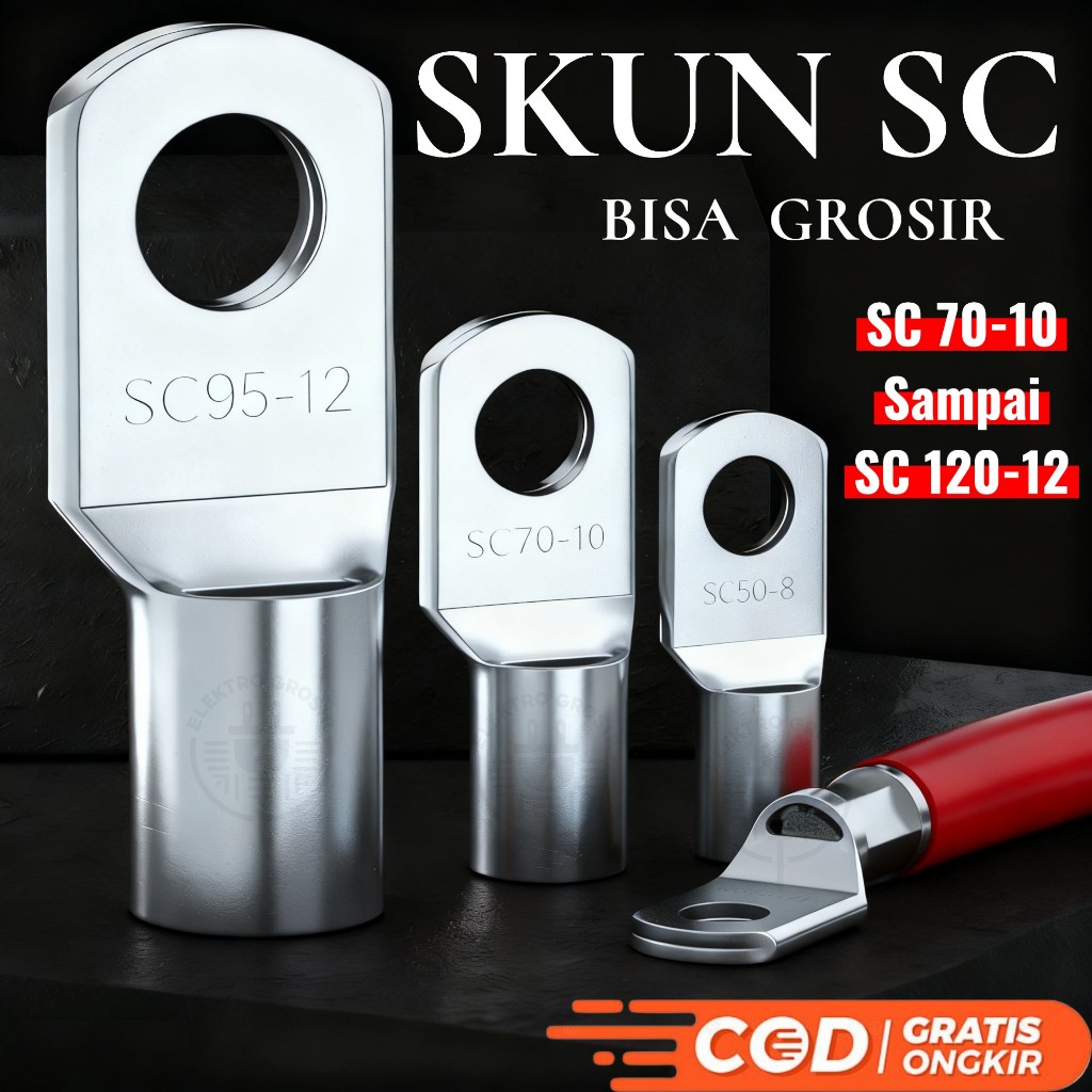 Skun Kabel SC70-10 SC70-12 SC95-12 SC120-12 KABEL SKUN RING/ KABEL SKUN TEMBAGA
