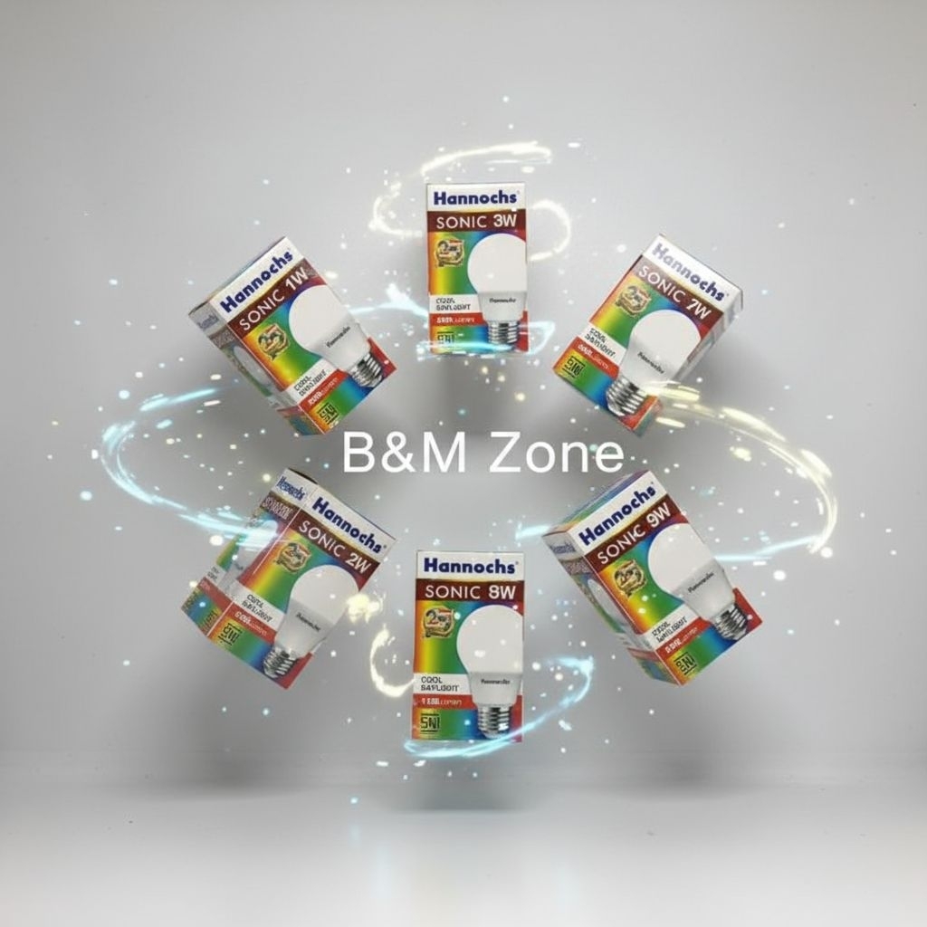 Jual Hannochs Sonic Bulb | Lampu LED Hannochs Sonic | Bola Lampu LED Hannochs Sonic 3, 5, 7, 9,12, 1