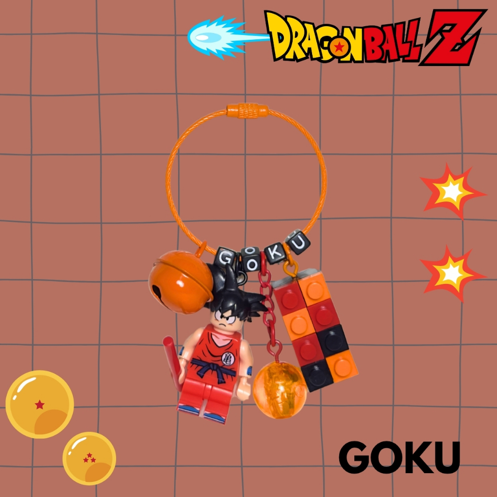 Gantungan Kunci Dragon Ball - Bricks - Lego - Gantungan Tas
