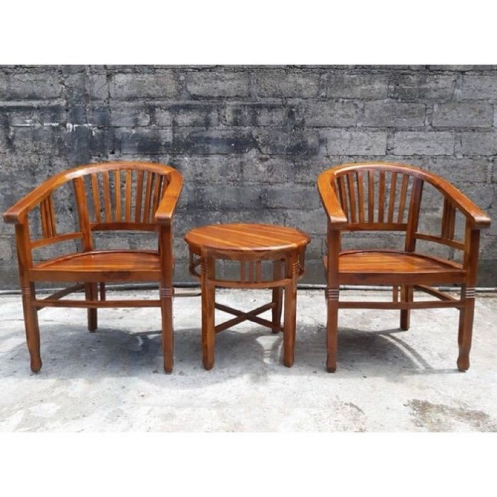 kursi betawi kayu jati kursi teras kayu jati