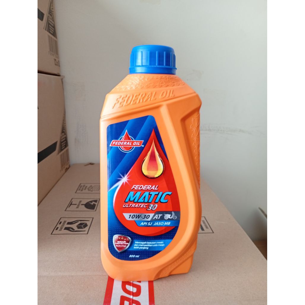 Oli Federal Matic Orange 800ml Oli Mesin Motor Matic Federal Orange 0,8ml Oli Mesin Matic Federal Ma
