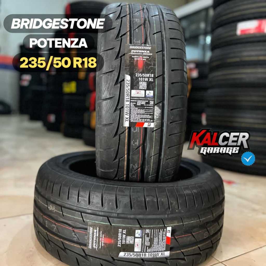 Ban Mobil Bridgestone Potenza Ukuran 235 50 R18 Adrenalin RE003 Untuk Innova Alphard