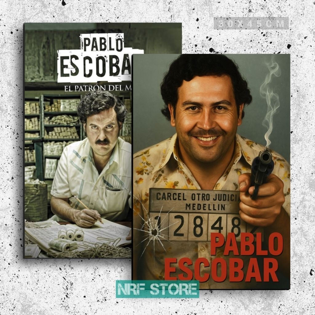 Hiasan dinding kamar cowok Poster dinding pablo escobar Pajangan Dekorasi