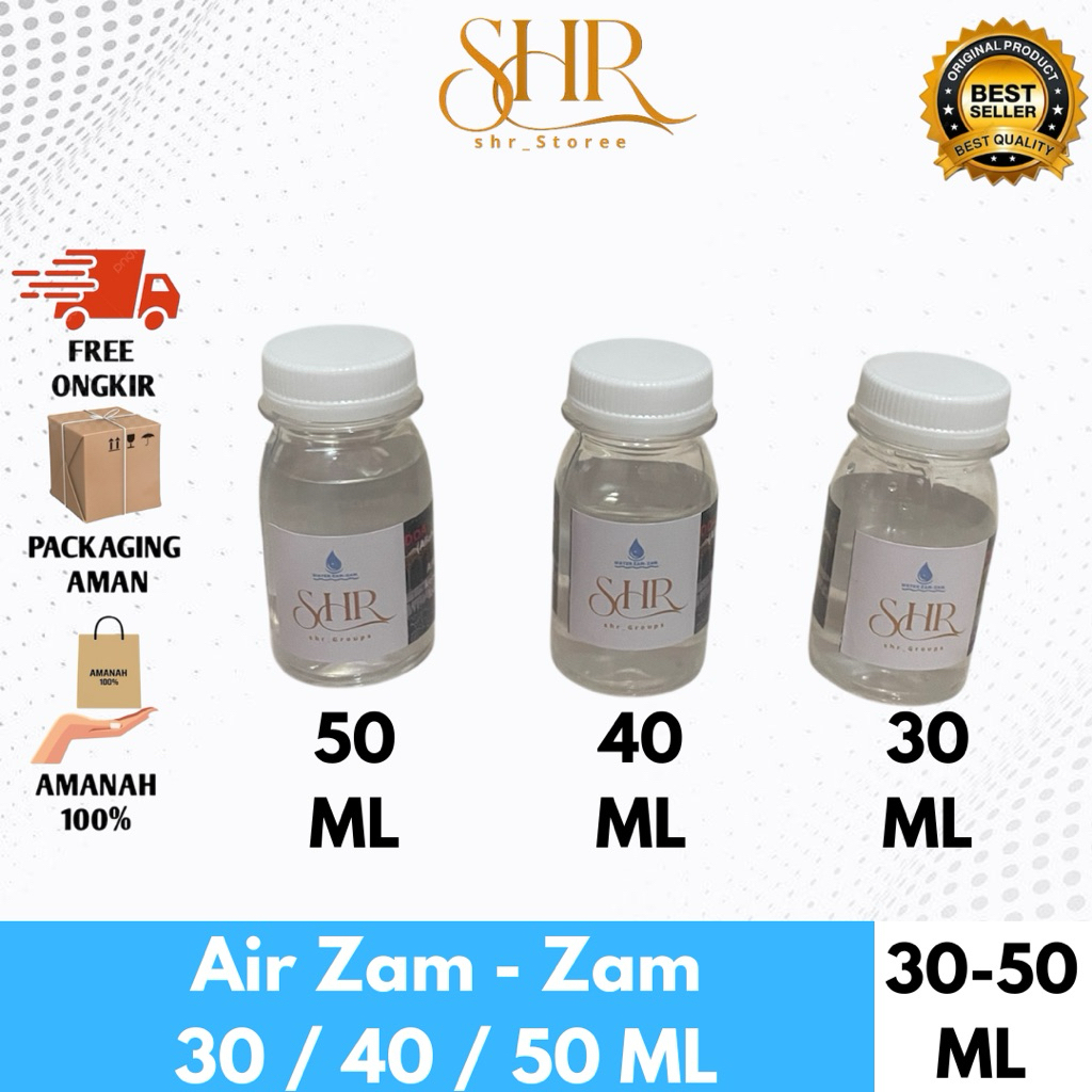 Air Zam-Zam Botol Kecil 30 /40/ 50 ML / Air zamzam kecil / Air zam zam Kecil oleh oleh Haji