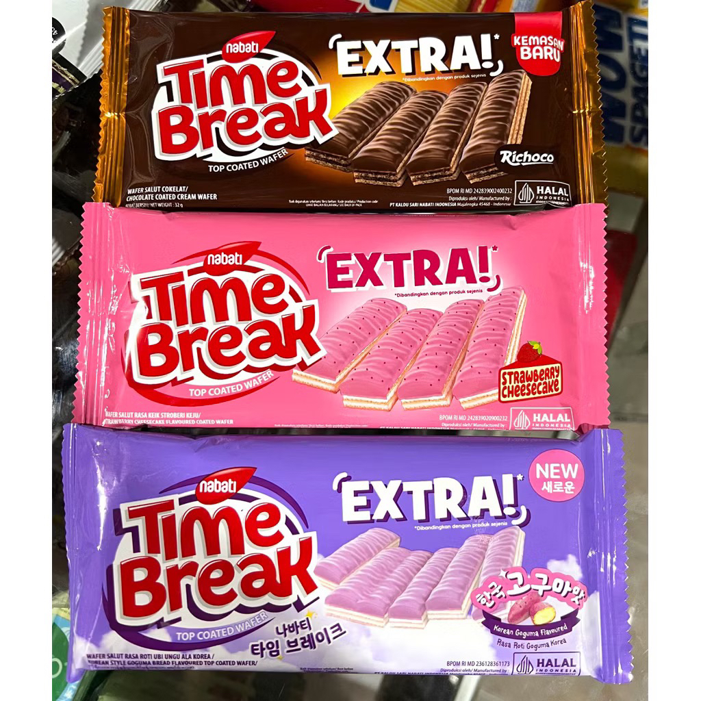 Nabati Time Break Extra - Netto 32 gr