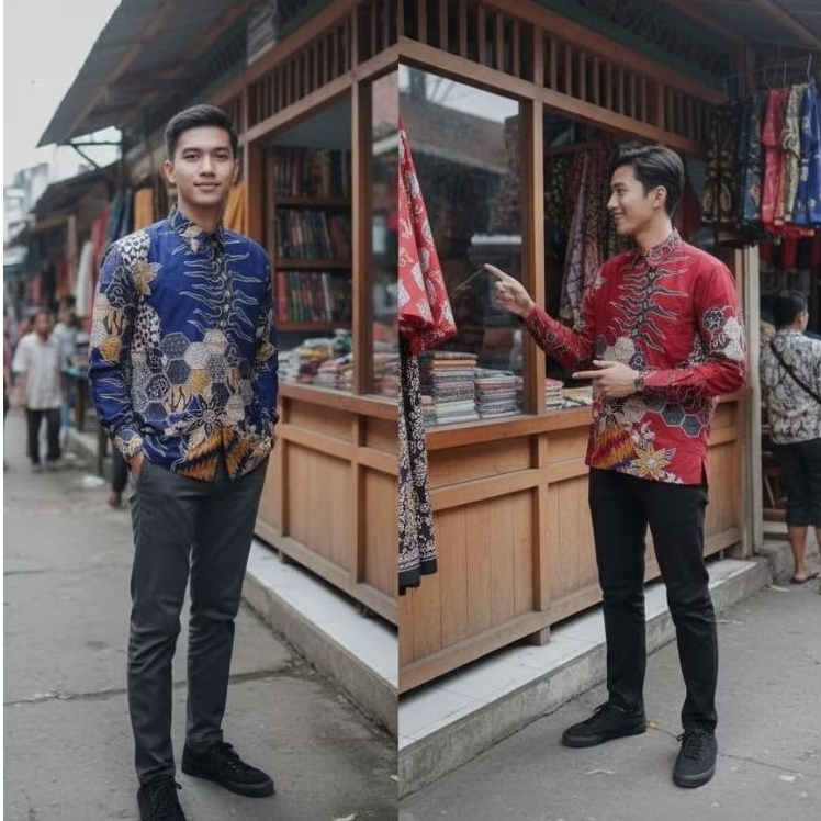 Batik premium ✅ Batik Bahan Dolby Panjang | Batik serat Dolby | Batik tenun