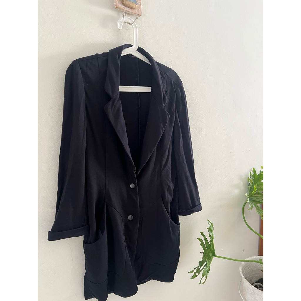 Blazer Dark Black Pekat Hitam