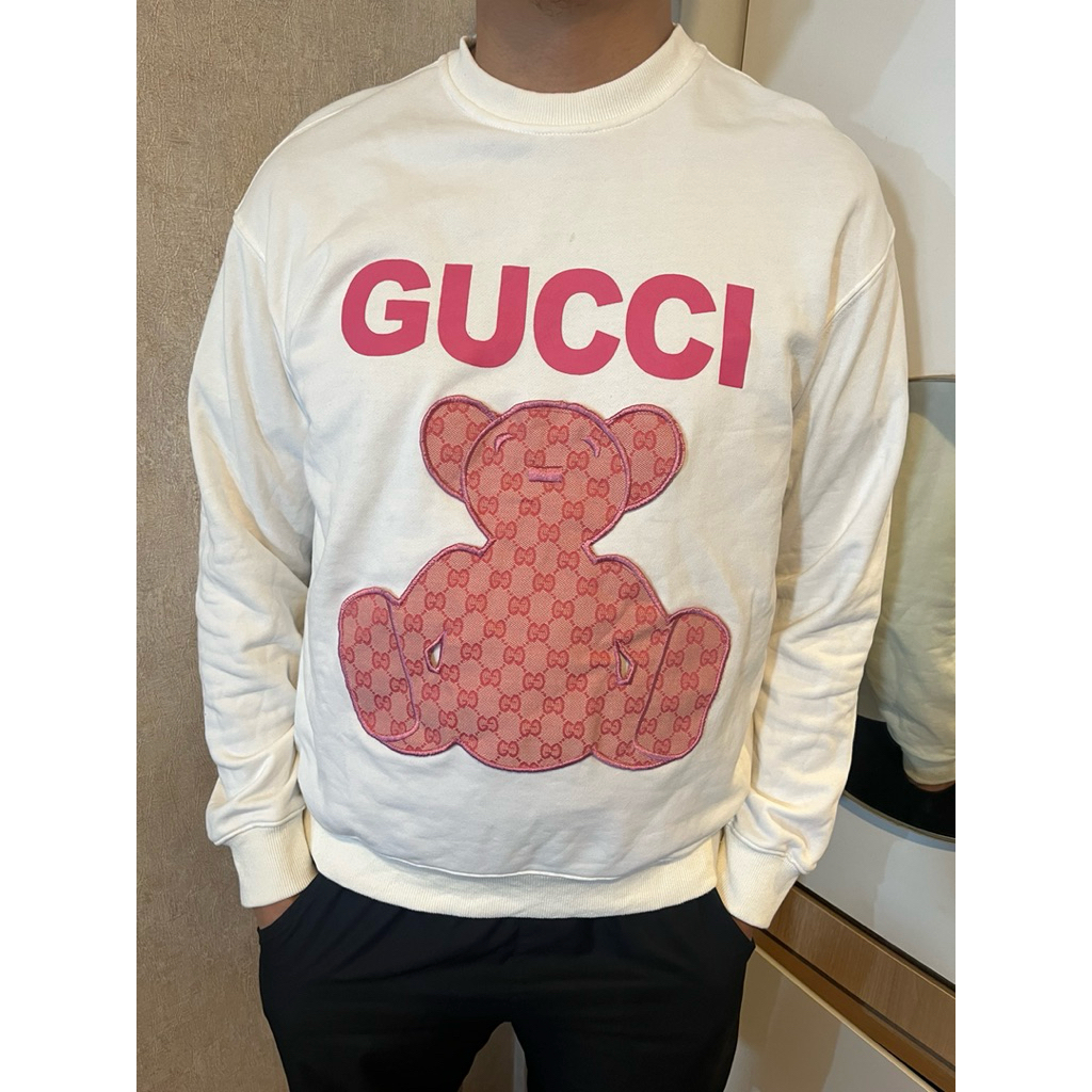 Sweater Pria Wanita Unisex Gucci Sweatshirt Preloved Murah