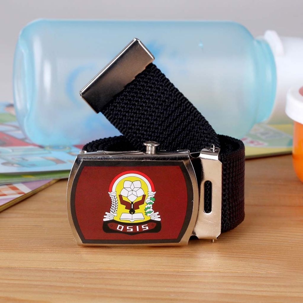 Ikat Pinggang Sekolah Anak SMA Pria Wanita Sabuk SMA Logo OSIS