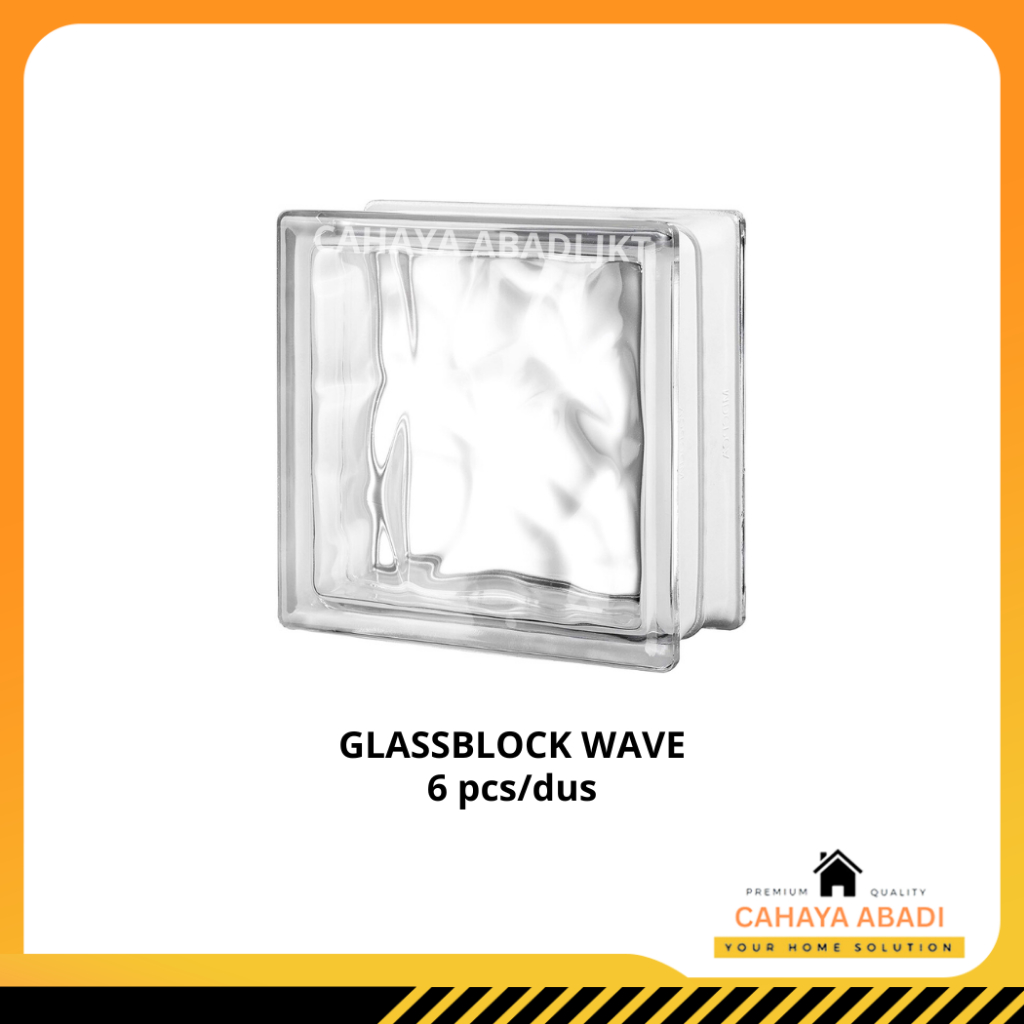 GLASS BLOCK/ GLASSBLOCK /GLASSBLOK MULIA WAVE