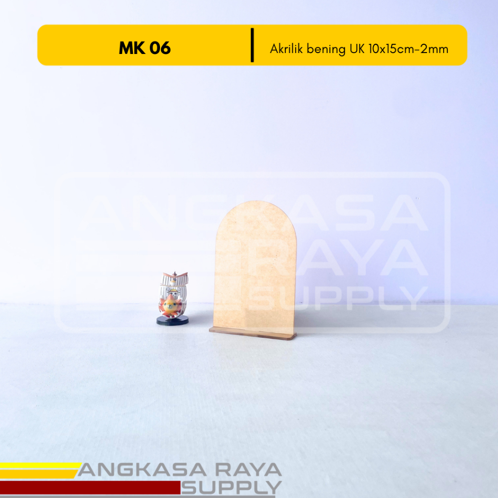 Plakat Vandel Polos Akrilik 10x15cm tebal 2mm/ Plakat Polos Wisuda