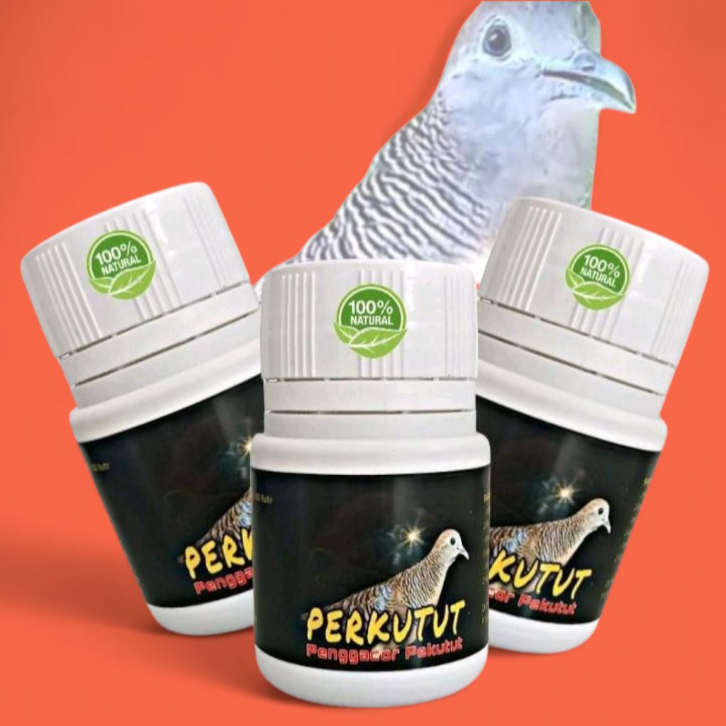 Jamu Perkutut Premium isi 100 Butir Pil penggacor perkutut lokal dan bangkok