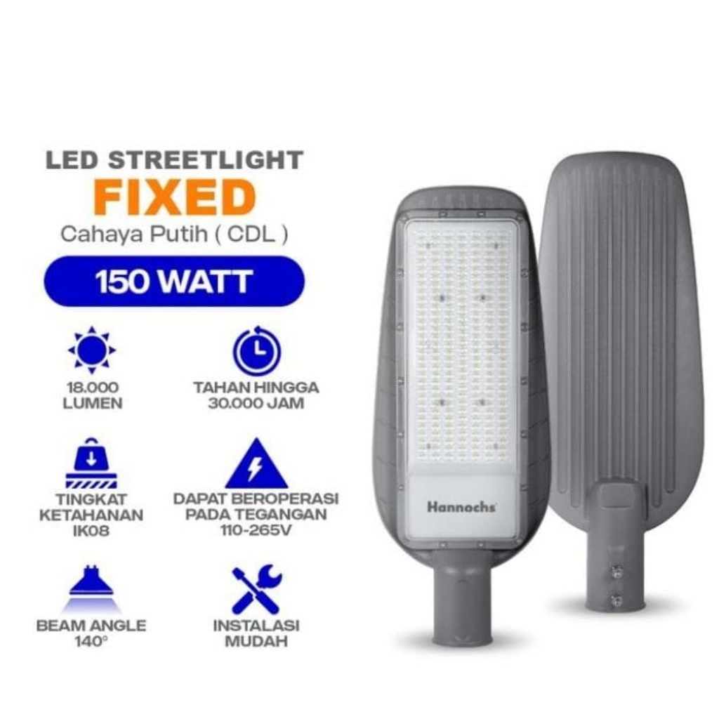 Lampu PJU LED Hannochs 50 Watt - 200 Watt
