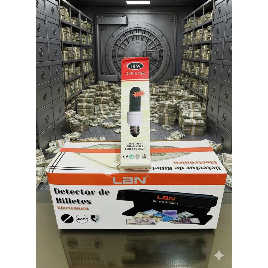 LAMPU MONEY DETECTOR SET BOSSECOM PLC MONEY DETECTOR GENSTAR