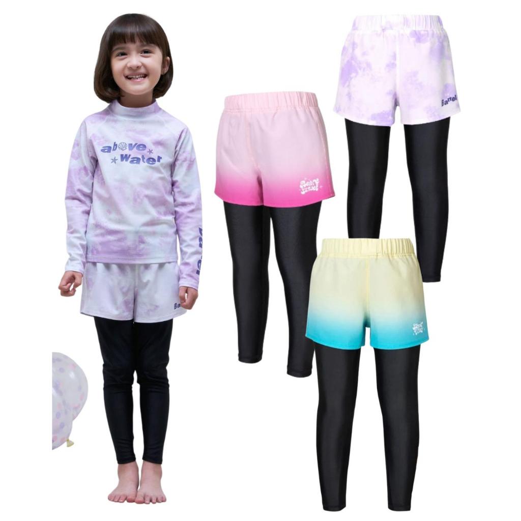 [17287] Barrel Celana renang Legging Shorts sports lari running swimsuit kids Anak