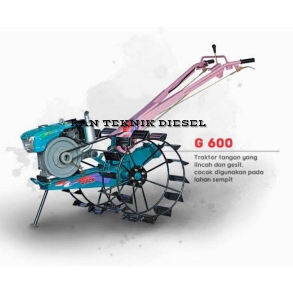 Traktor Quick Bajak Sawah G 600 Kubota RD 65 D12