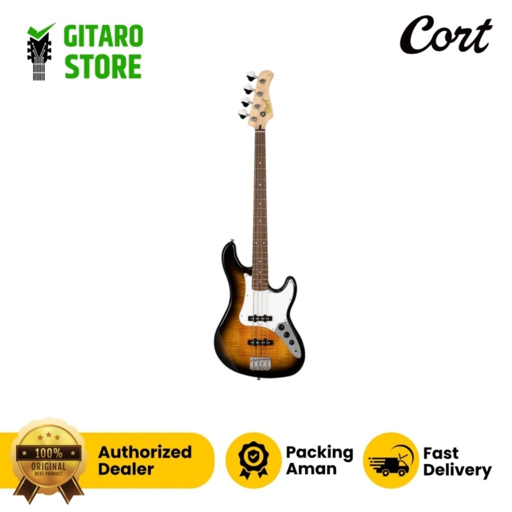 Cort Bass Elektrik GB-24JJ Guitar Bass Cort GB24JJ GB 24 JJ