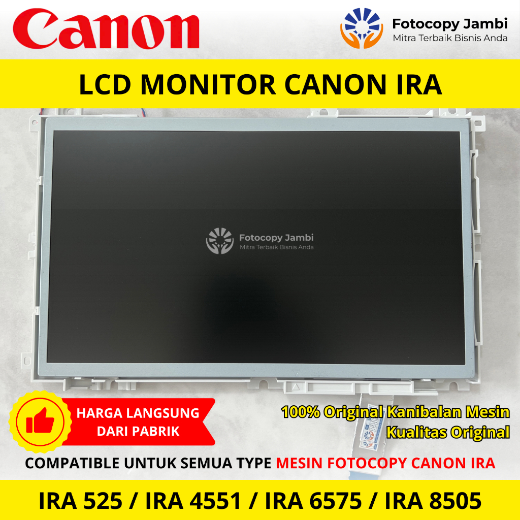 LCD Mesin Fotocopy Canon IRA 6555 / IRA 6565 / IRA 6575
