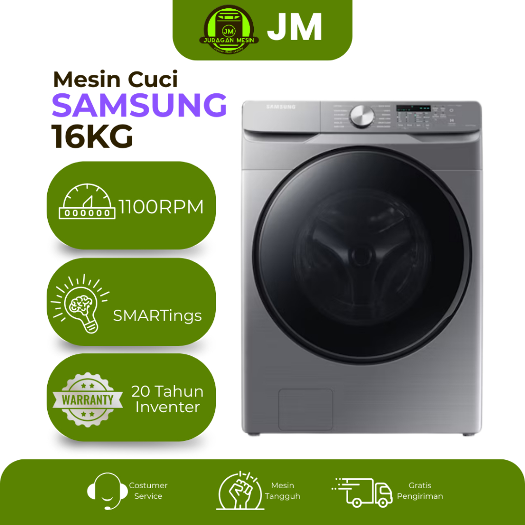 Mesin Cuci Samsung 16kg Kapasitas besar Washer untuk Laundry