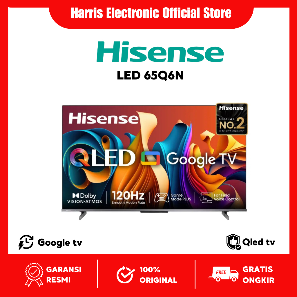 Hisense 65Q6N 4K UHD TV Dolby Vision HDR