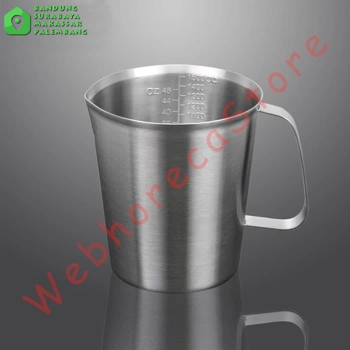 Measuring Cup Milk Jug 1000ml / Gelas Ukur Takar 1L Stainless 304