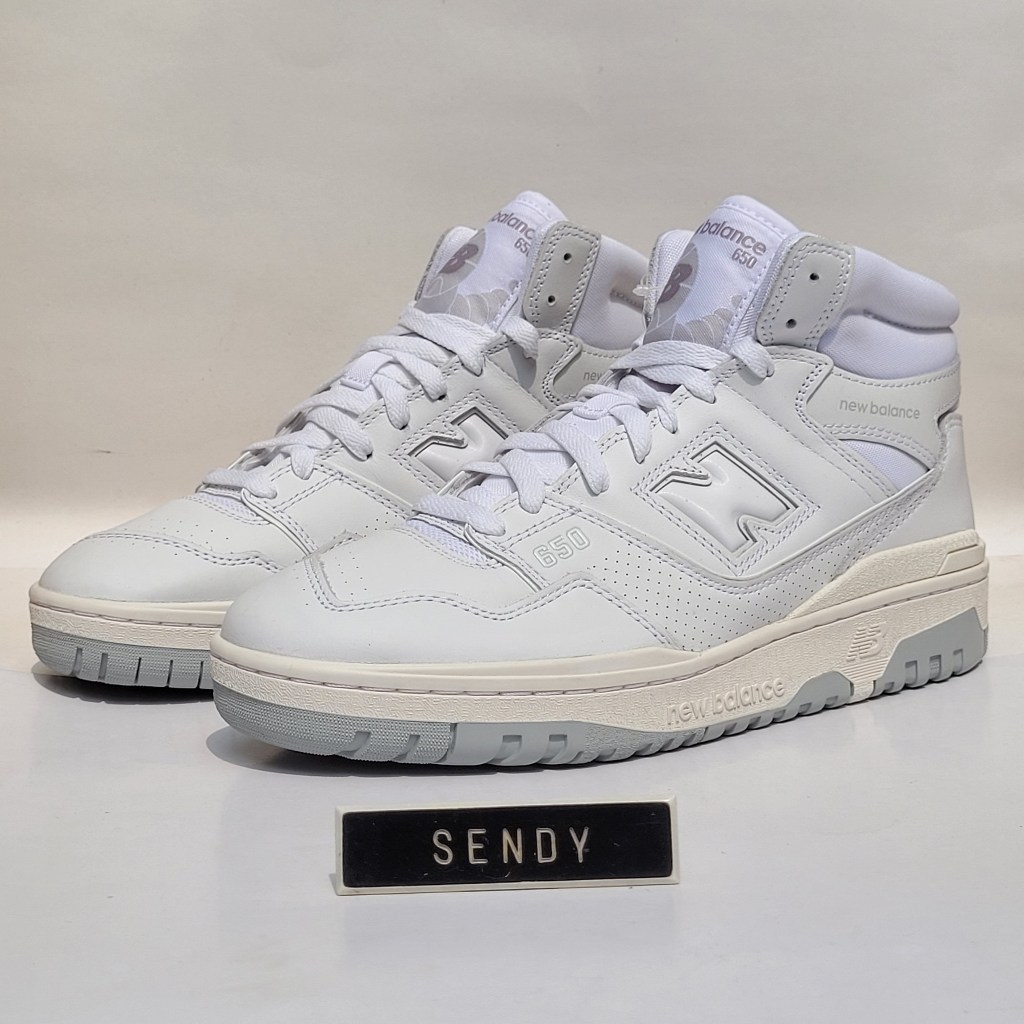 New Balance NB 650 Sepatu Casual Pria Sneakers Sneaker Original 100% Ori BNIB White BB650RWW