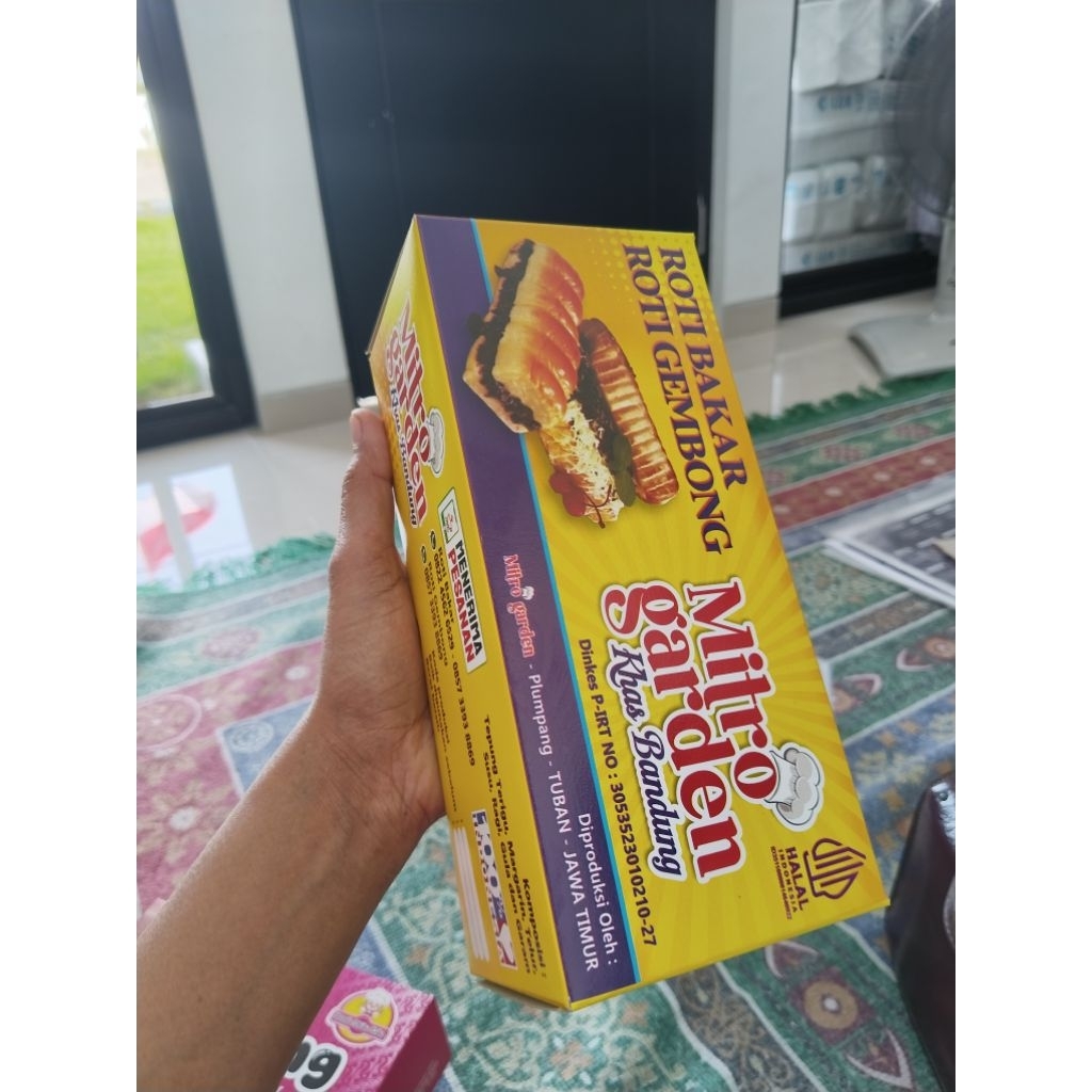 box / kardus roti bakar custom