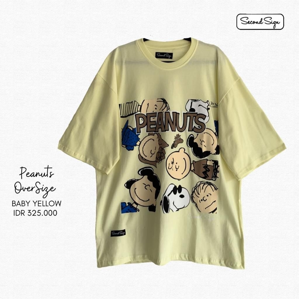 Peanuts oversize by Second sign