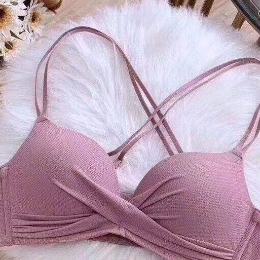 【COD】Bra punggung cantik tanpa jahitan baru, pakaian dalam wanita, bra push-up seksi