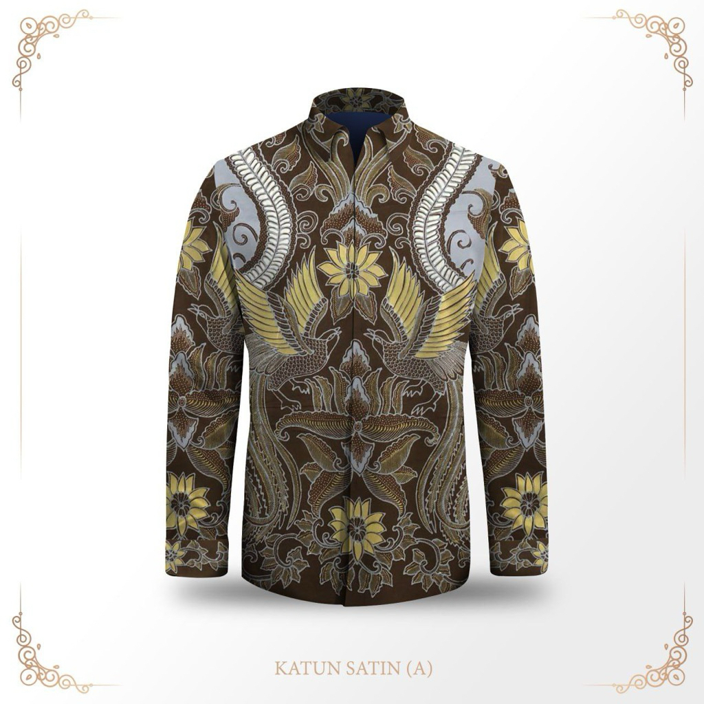kain kemeja batik katun satin tulis premium grade A