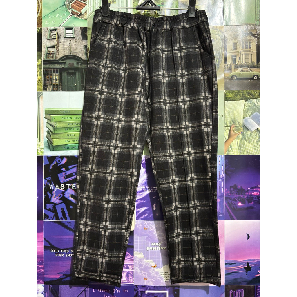 Tibesi Plaid Pants Preloved