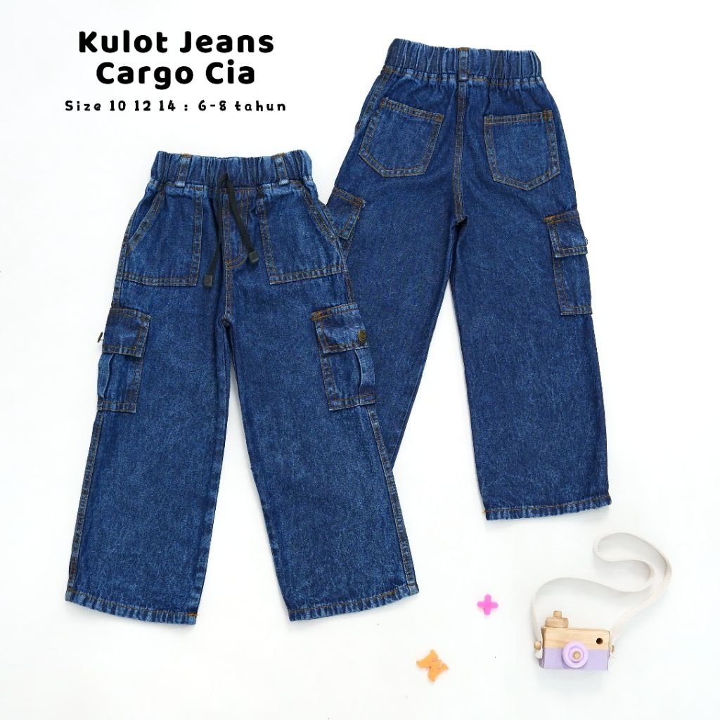 Kulot Jeans Anak / Kulot Jeans Kekinian / Kulot Jeans Nyaman