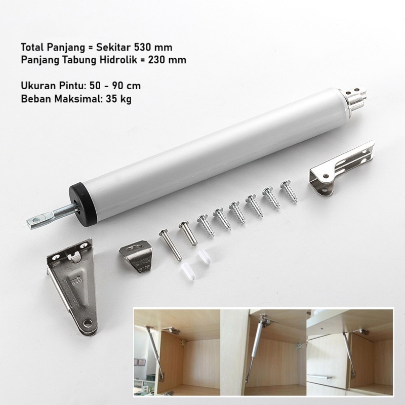 Engsel Penutup Pintu Door Closer Hidrolik Pegas Per Stang Rumah Kamar Soft Close Hinge Aksesoris Fur