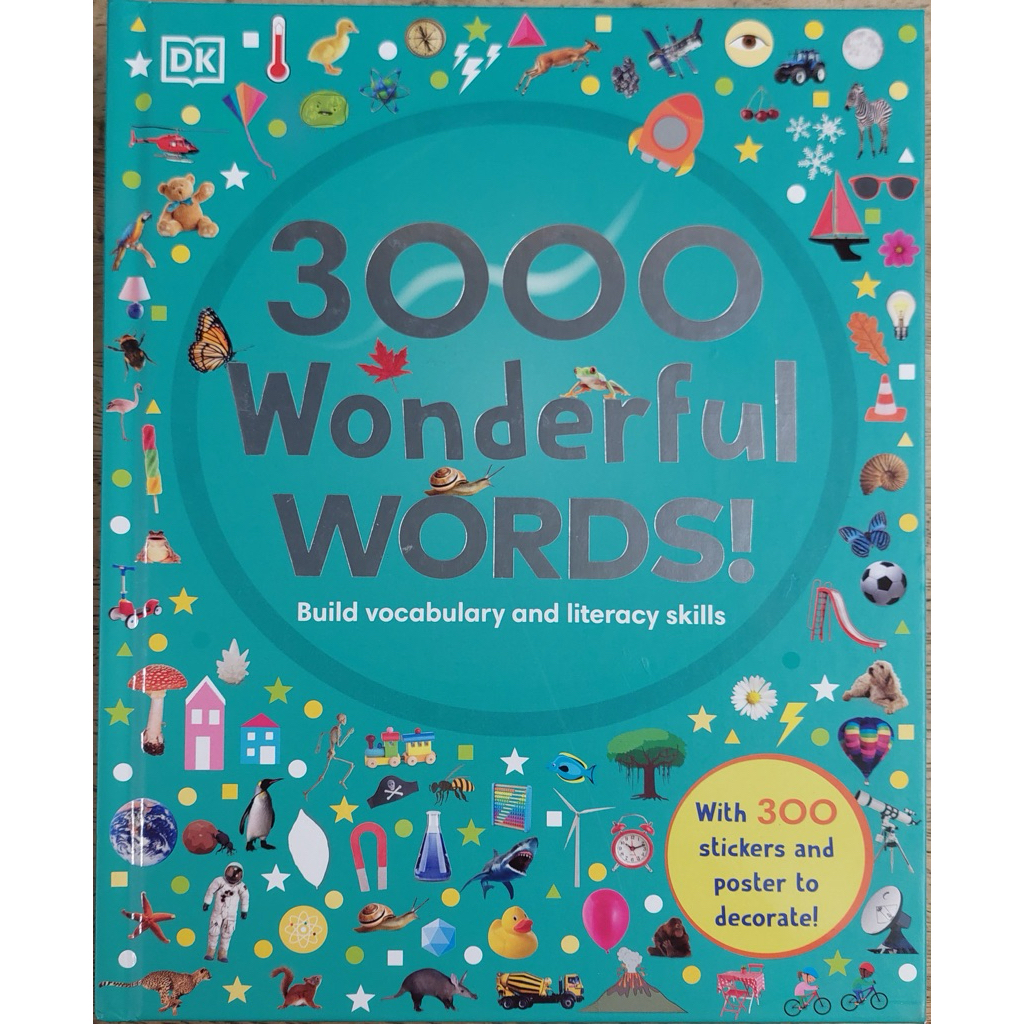 Buku Anak 3 in 1 [Hardcover] DK 3000 Wonderful Words Build Vocabulary and Literacy Skills