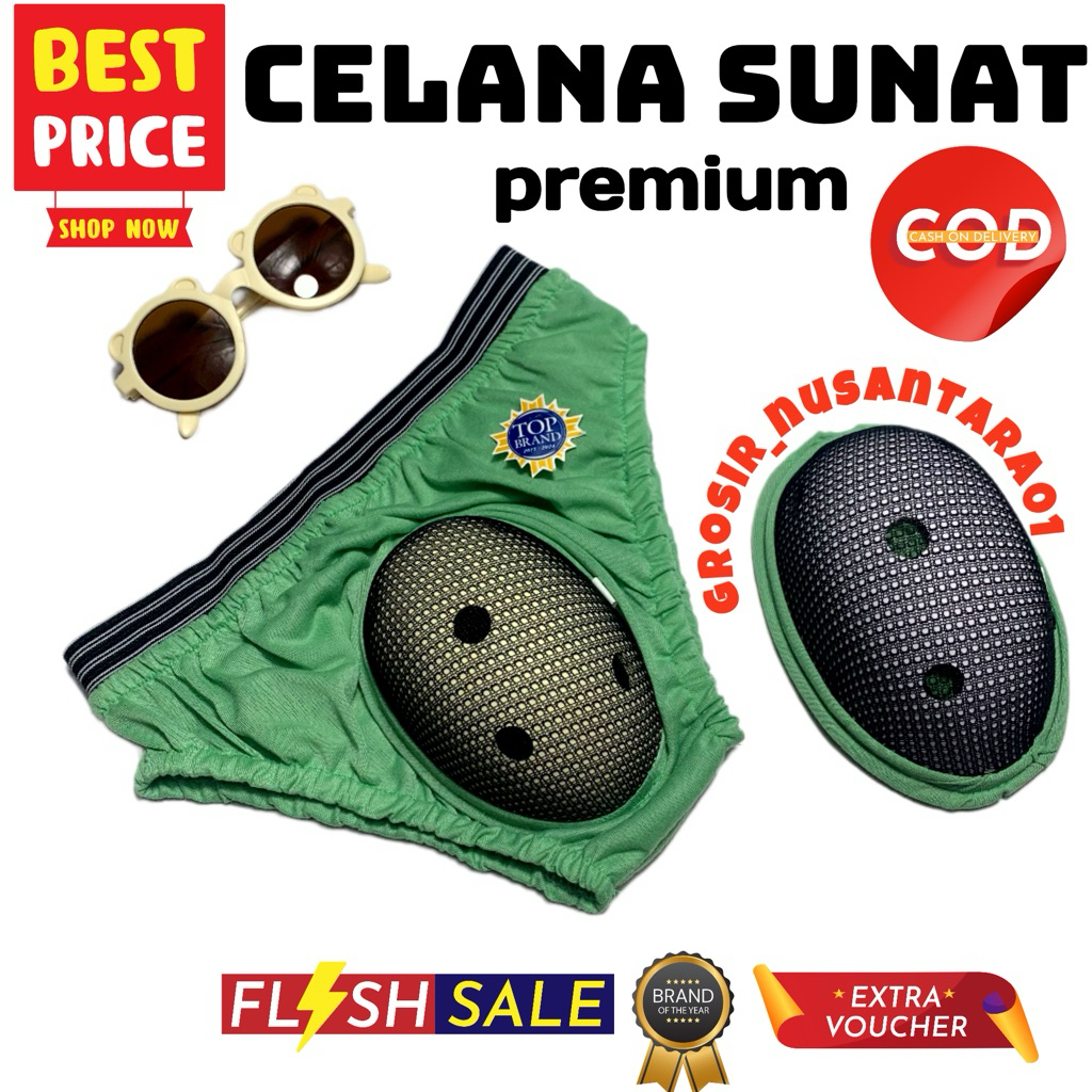 DOKTER APPROVED  Celana Sunat Khitan Circumcision Anak Laki - Laki Seluar Khatan Dalaman Sempak Bato