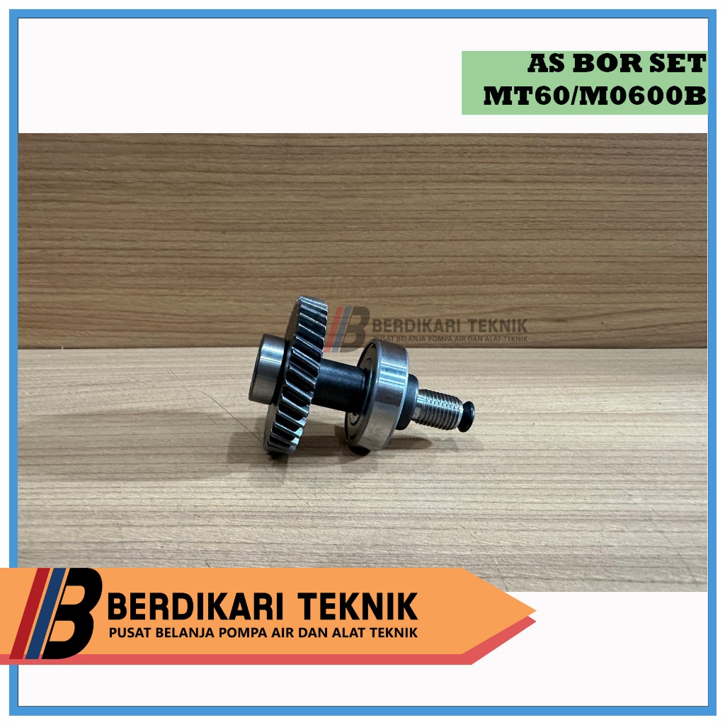 As Bor Set 10mm 10 mm MT60 MT 60 MT-60 M0600B M 0600B M 0600 B M-0600B Spindle As Bor, Gear, Bearing