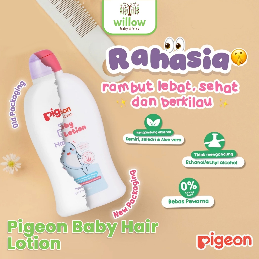 Hair Lotion Bayi - Pigeon Baby Hair Lotion Chamomile