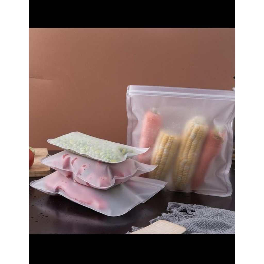 Plastik Ziplock Buram / Plastik Kulkas Penyimpanan Tebal