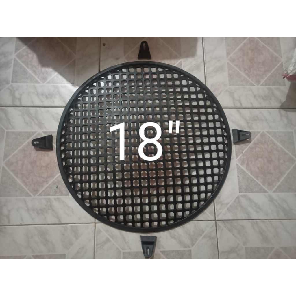 Grill Speaker Bulat 18" Cover Speaker 18 inch Ram Grill Speaker Round Tutup Speaker 18" Bulat Grill 