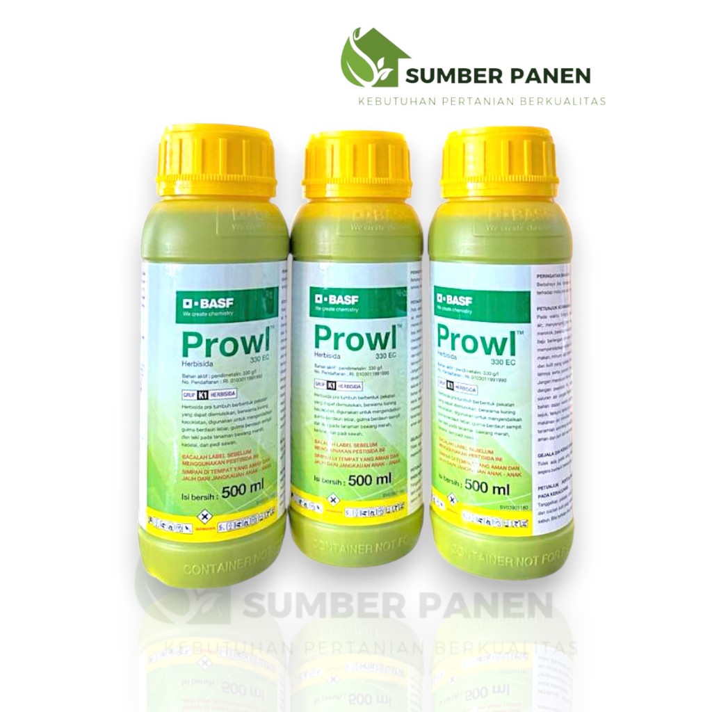 Prowl 330EC 500ml Herbisida Pembasmi Rumput Untuk tanaman Bawang, Kedelai, dan Padi Sawah