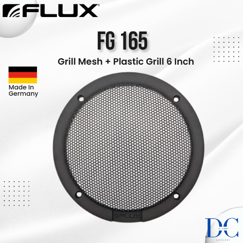 Grill Mesh Mobil - Grill Midbass Flux FG 165 - 6 Inch - Grill Mesh + Plastik Grill - Audio Mobil - P