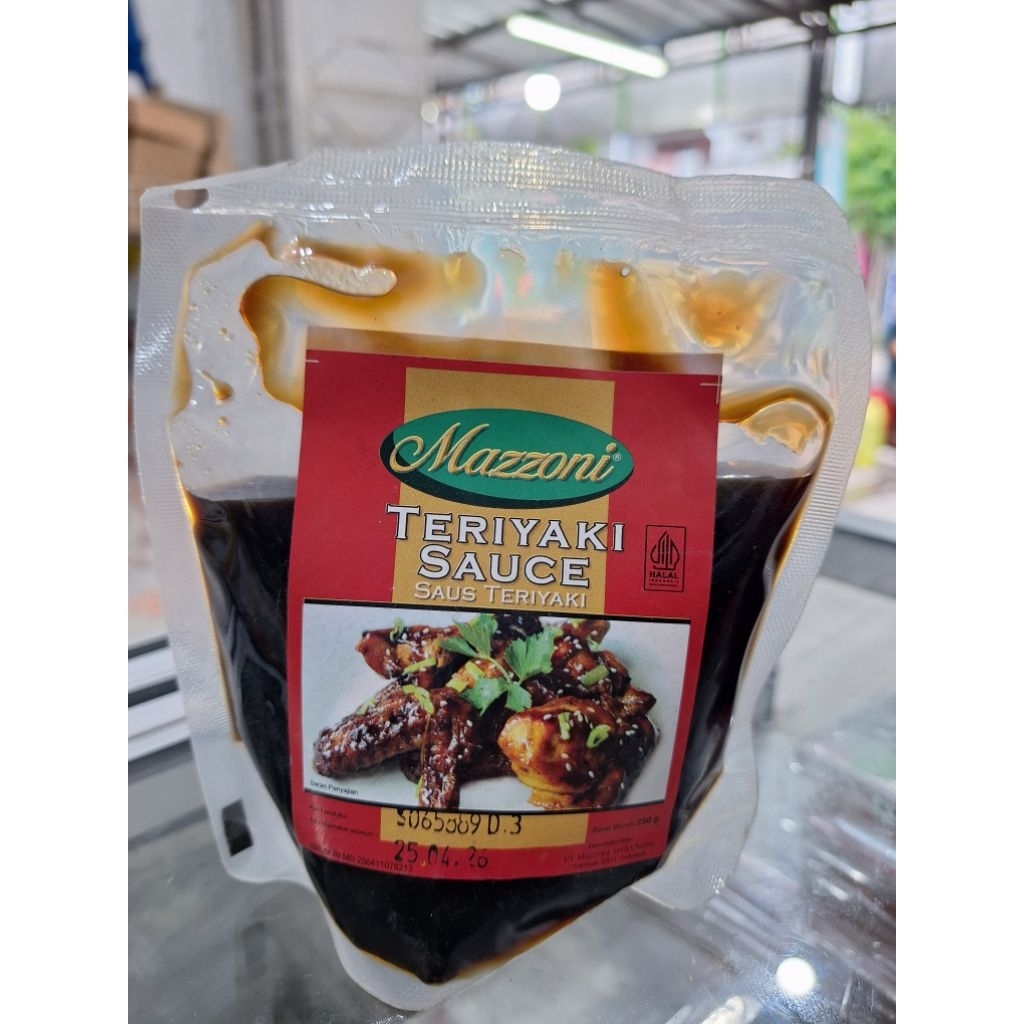 Mazzoni Saos Teriyaki/ Teriyaki Sauce/ Saos Teriyaki Kemasan